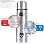 Cello Lifestyle 500 ml Flask (Pack of 1 Silver Steel) 